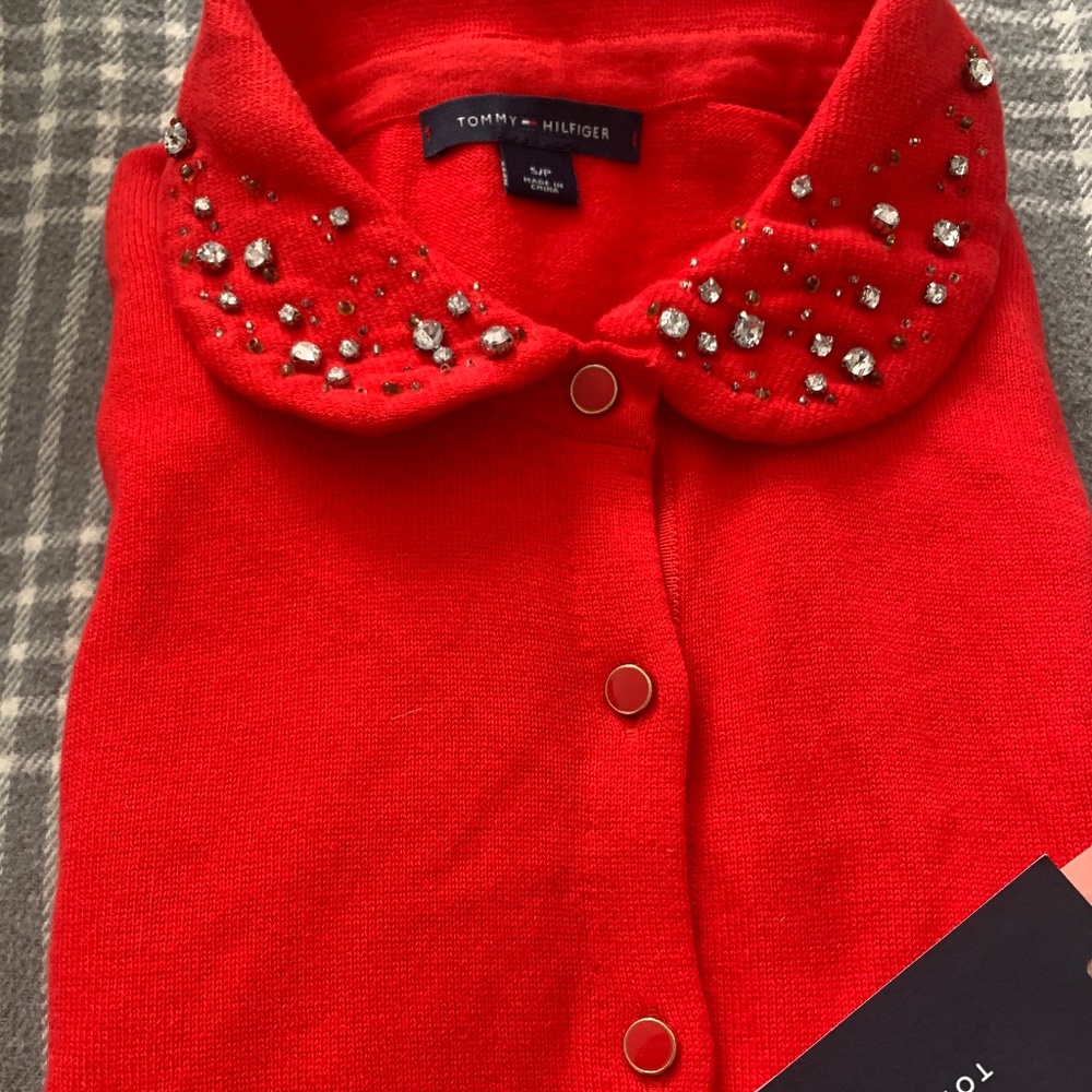 Tommy Hilfiger red sweater